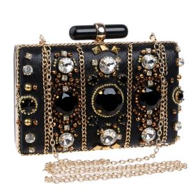 Evening Bag European And American Beaded Embroidered Banquet Clutch Bag