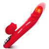 Thrusting Tongue Vibrator for Women, Heating G Spot Vibrator with Licking and LCD Display, Waterproof Clitoral Stimulator Oral Sex Toy