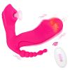 Wearable Vibrator for Women with Remote Control, Heated G Spot Vibrator with Clitoral Sucking and Anal Plug