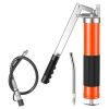 Grease Gun, 10000 PSI High Pressure, Heavy Duty Pistol Grip Grease Gun Kit with 14 oz Capacity, Includes 18-Inch Flex Hose