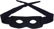 Black Robber Bandit Eye Mask for Men Women, Black Mask for Halloween Cosplay Party