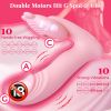 Wearable Panty Vibrator for Women, APP Control G Spot Vibrator Wiggling and Clitoral Tapping with Heat Function