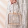 Transparent Luxury Designer Bag Bride Clear Clutch Purse Unique Shaped Party Evening Handbags Acrylic Crossbody Women's Bag 2023