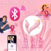 Wearable Panty Vibrator for Women, APP Control G Spot Vibrator Wiggling and Clitoral Tapping with Heat Function
