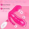 Wearable Vibrator for Women with Remote Control, Heated G Spot Vibrator with Clitoral Sucking and Anal Plug