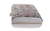 Diamond evening bag European and American ladies dress evening bag banquet bag ladies hand holding small square bag