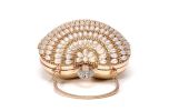 Rhinestone Bag Evening Bag Golden Pearl