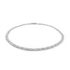 3.5mm 14k White Braided Foxtail Anklet