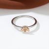 18K Gold Plated Bee Ring Golden Delicate Engagement Animal Ring Vintage Wedding Jewelry Bridesmaid Gifts For Her